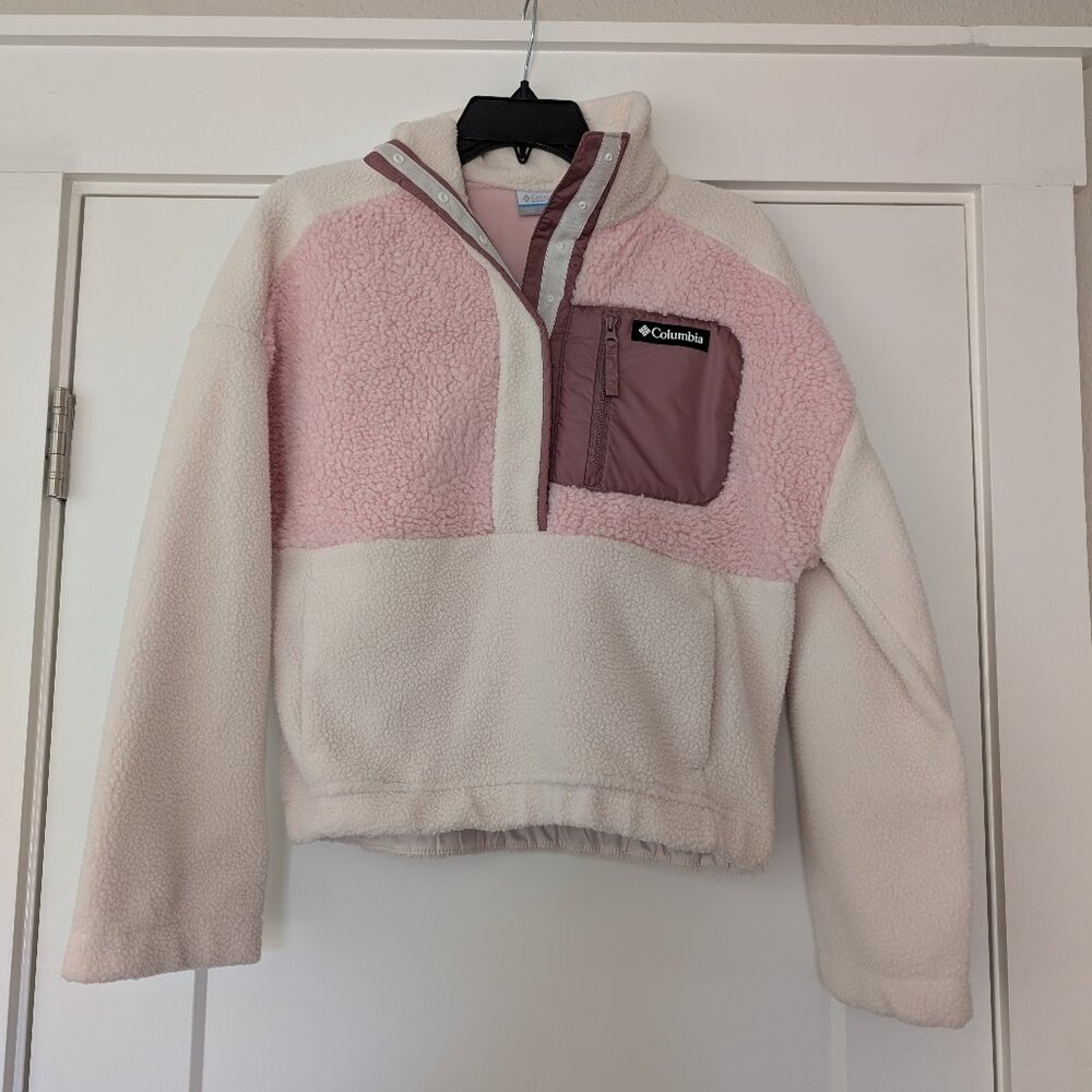 Columbia Women’s Sherpa Fleece Jacket, Size XS